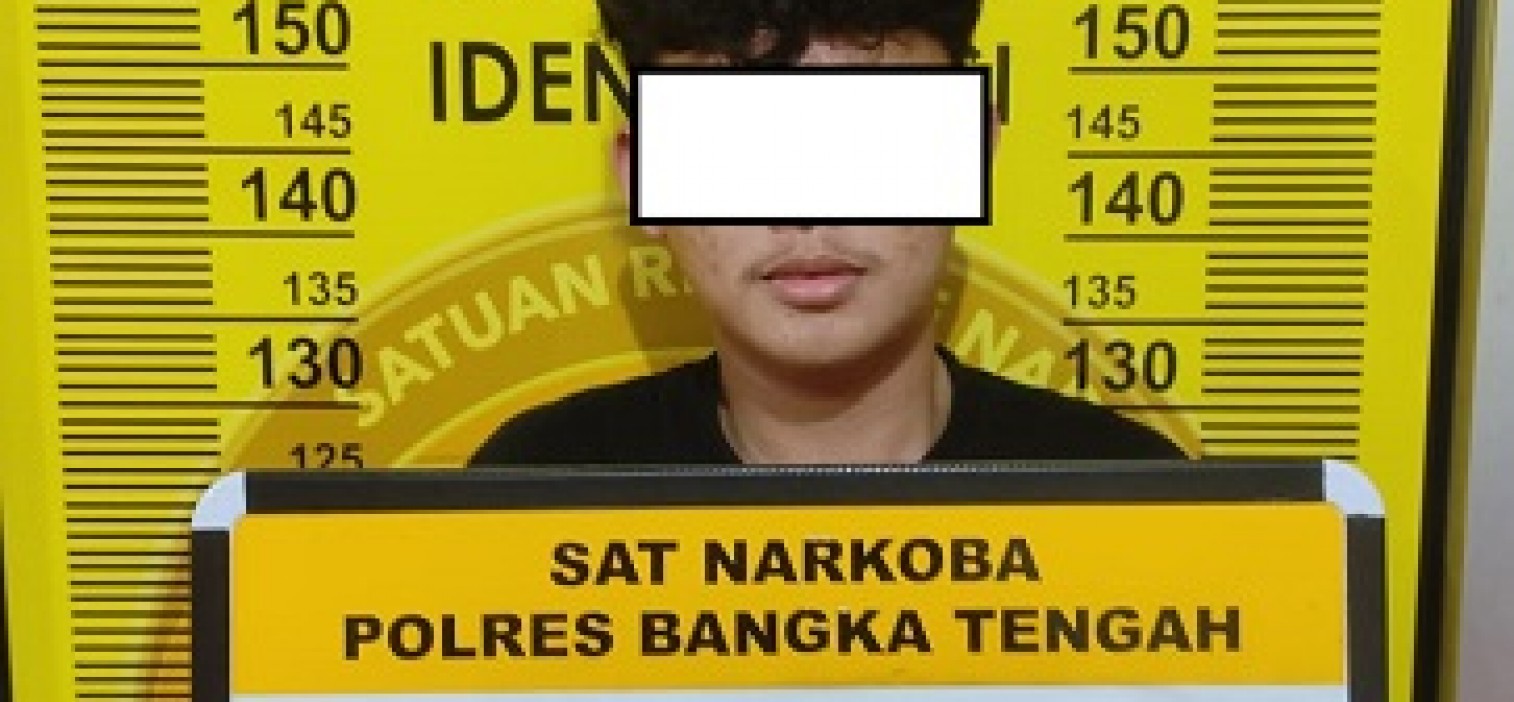 Simpan dua paket Narkoba jenis Sabu – sabu IQBAR di amankan Sat Restik Polres Bangka Tengah