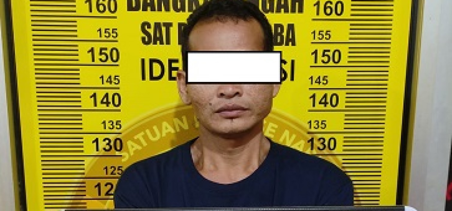 Lagi ! Sat restik Polres Bangka Tengah ciduk bandar sabu