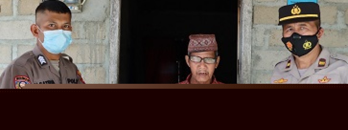 Semarak Bulan suci Ramadhan Sat Binmas Polres Bateng berikan tali asih bagi Warga kurang mampu