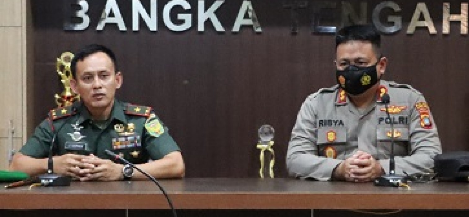 Kunker Ke Polres Bangka tengah, Danrem : Sinergitas Ini Luar Biasa