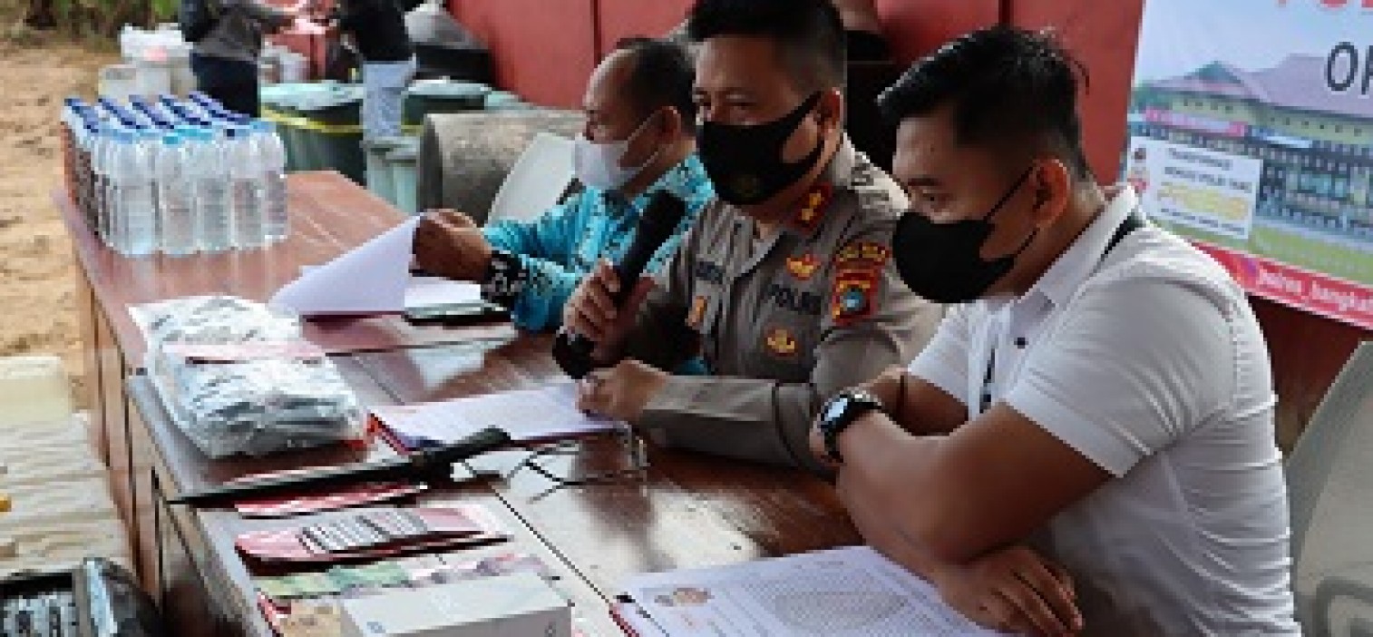 Berhasil Ungkap 9 Kasus Ops Pekat, Sekda Bateng Apresiasi Polres Bangka tengah