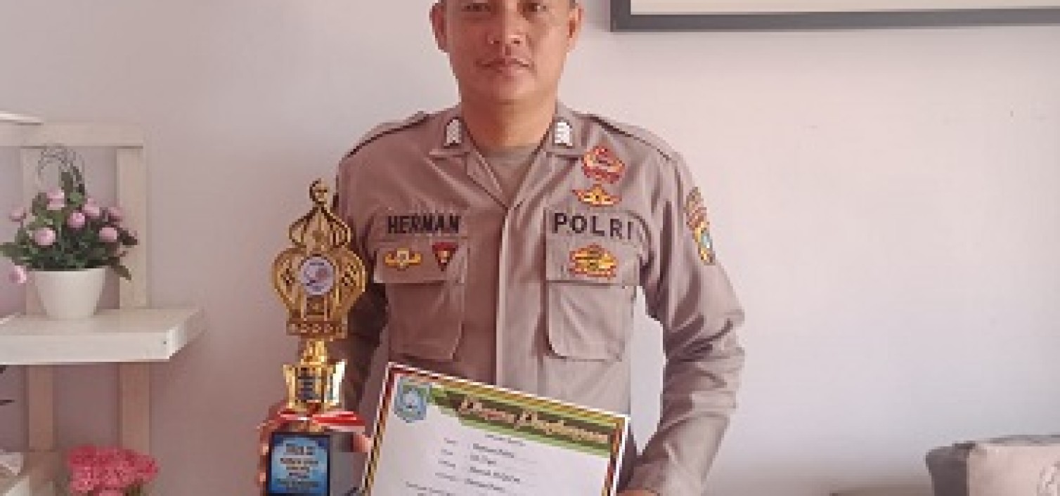 Bripka Herman Felani, Vaksinator yang Juarai MTQH Kecamatan Koba Tahun 2022