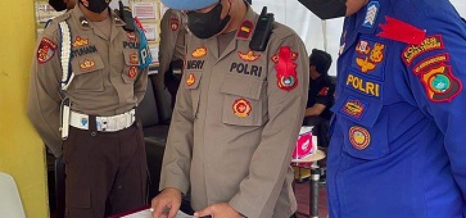 Selaku Kasatgas Banops, Kasi Propam Polres Bateng Cek Pospam dan Posyan
