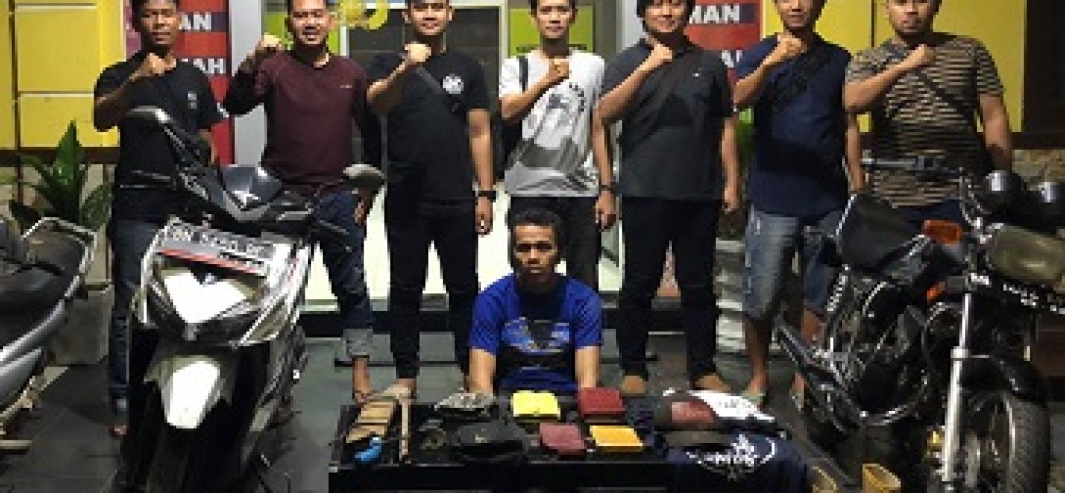 Terlibat pencurian di 8 TKP, HERIYADI diamankan Satuan Reskrim Polres Bangka Tengah