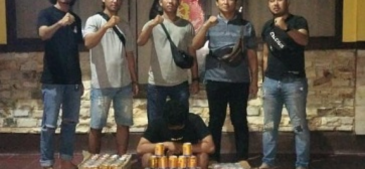 Dodo diringkus Polres Bangka Tengah saat akan menjual hasil curian di toko kelontong