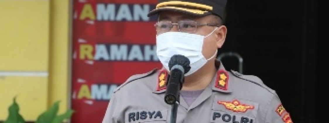 Pimpin langsung apel pagi, Kapolres Bangka Tengah tegaskan poin penting ini kepada seluruh personil !