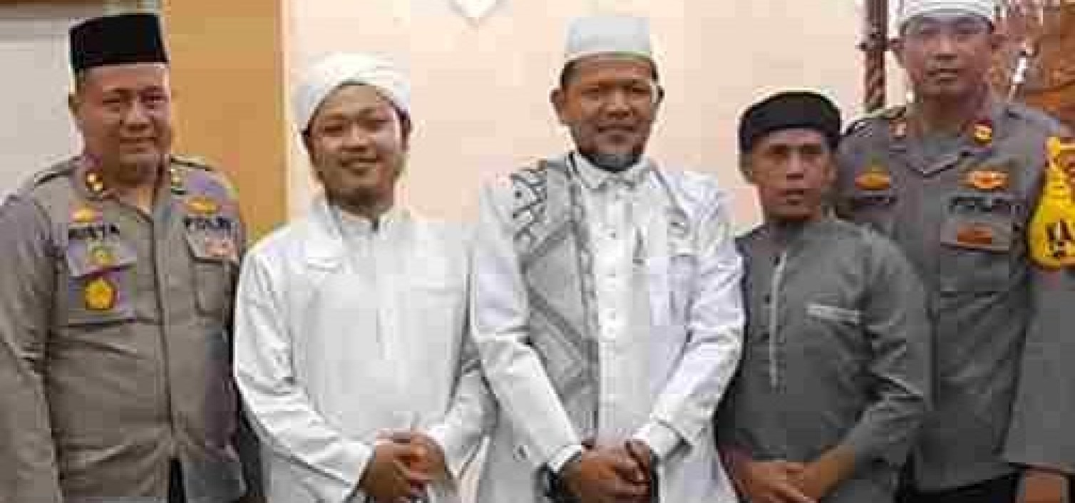 Provinsi Kep. Babel milad ke 22 Kapolres Bangka Tengah hadiri dzikir dan tabliqh Akbar.