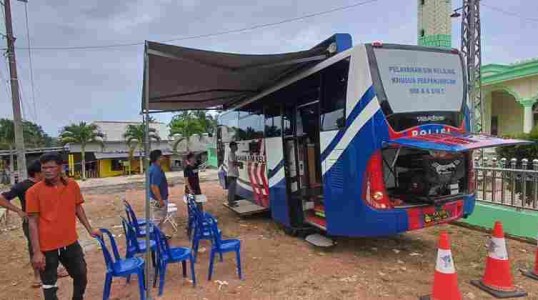 Perpanjangan masa berlaku SIM di Bangka Tengah bisa manfaatkan layanan Satpas Keliling.