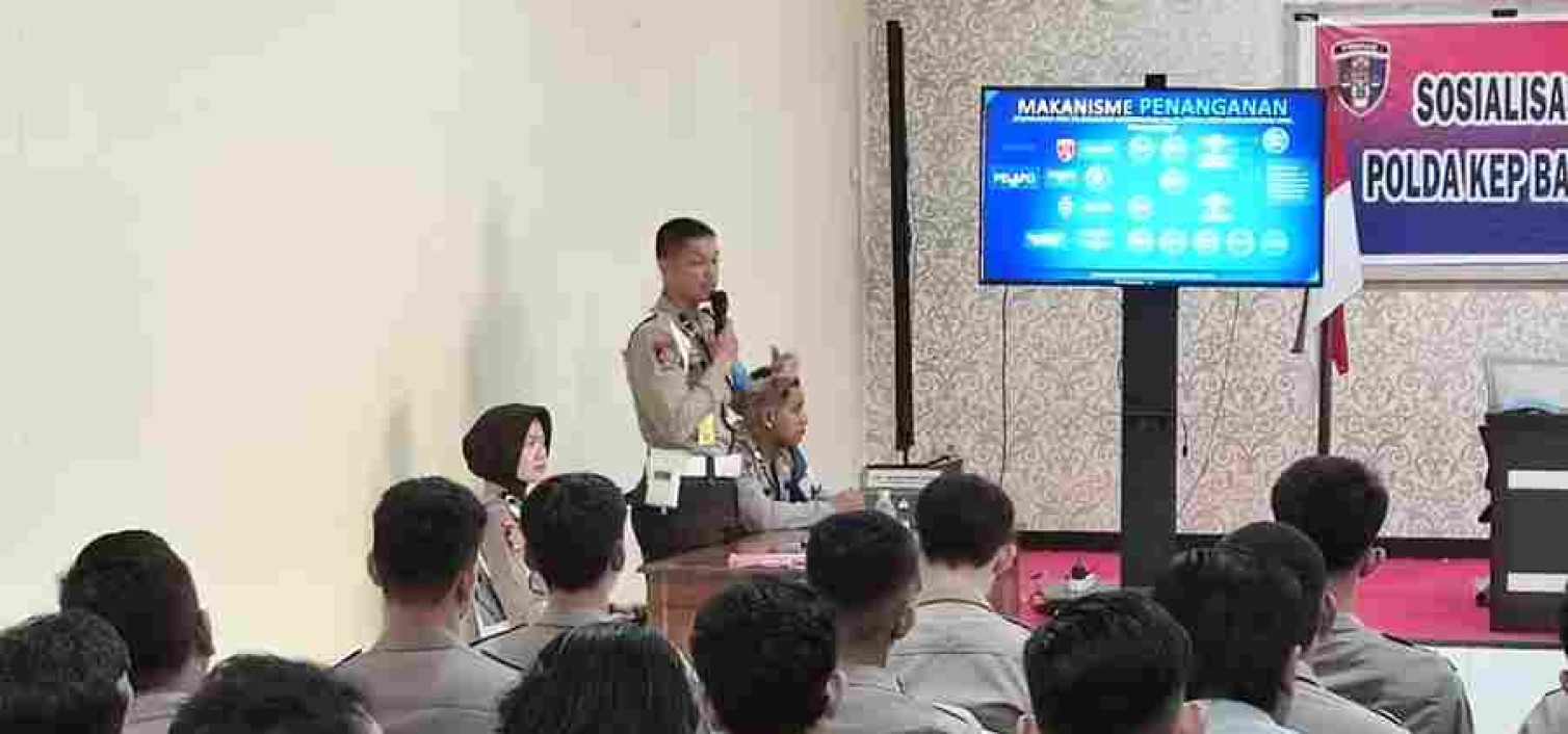“Upaya pencegahan pelanggaran anggota Polri, Bidang Propam Polda Babel lakukan sosialisasi ke Polres Bateng”