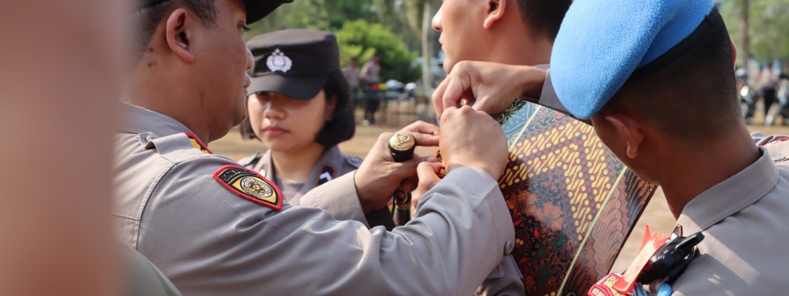 Apel gelar pasukan operasi mantap Brata Polres Bangka Tengah siap amankan Pemilu serentak 2024.