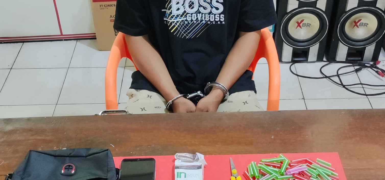 “26,38 gram sabu diamankan oleh Sat Restik Polres Bangka Tengah dari tangan Dandi”