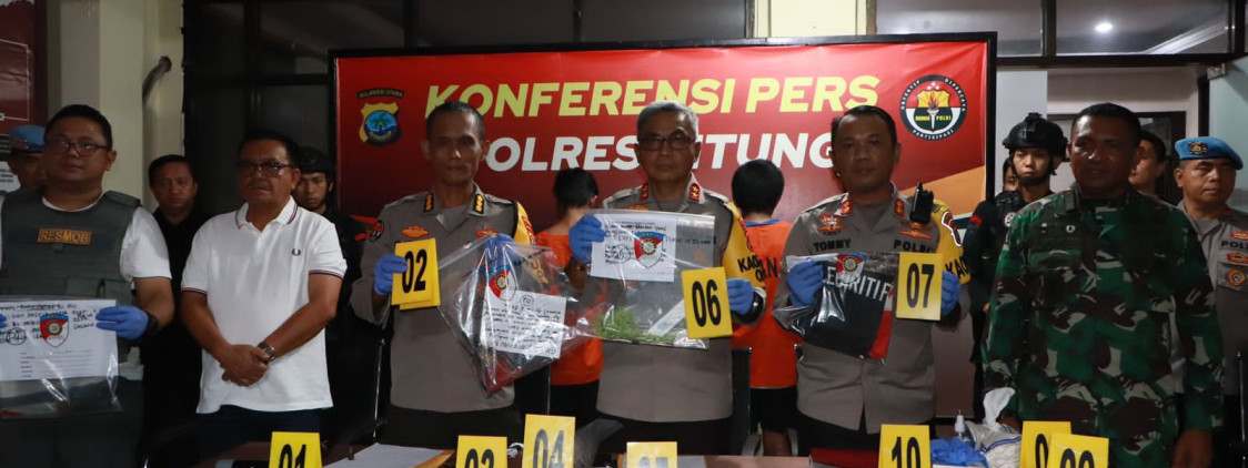 Polda Sulut Tahan 7 Tersangka Bentrok di Bitung