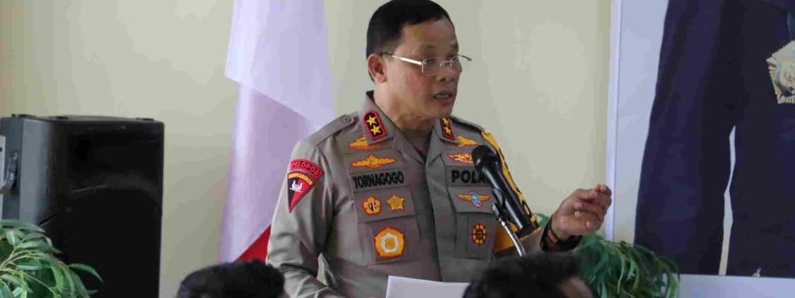 “Kunjungan kerja ke Polres Bangka Tengah, Kapolda berikan arahan kepada para personil”