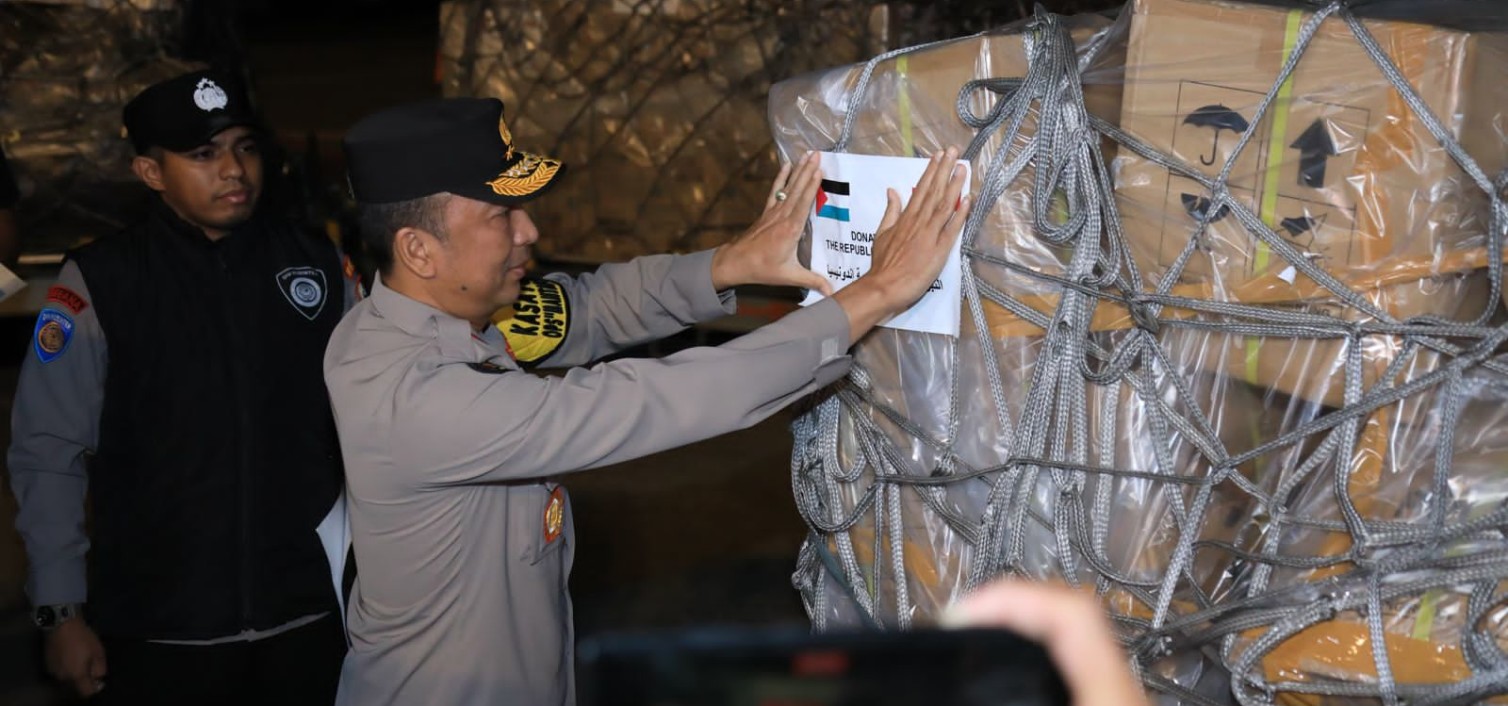 Pesawat Ketiga Berisikan Bantuan Kemanusiaan Bagi Warga Palestina Diberangkatkan