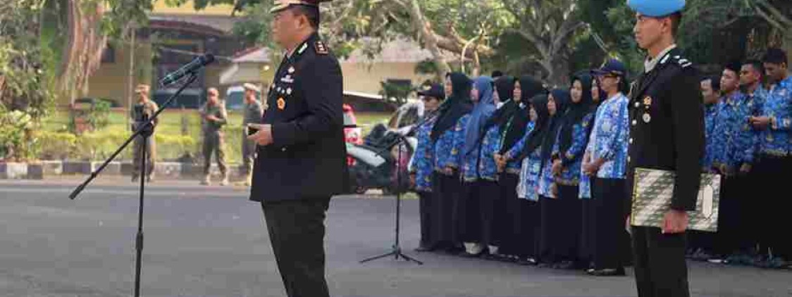 Kapolres Bangka Tengah jadi inspektur upacara hari Pahlawan ke 78 ini pesannya !