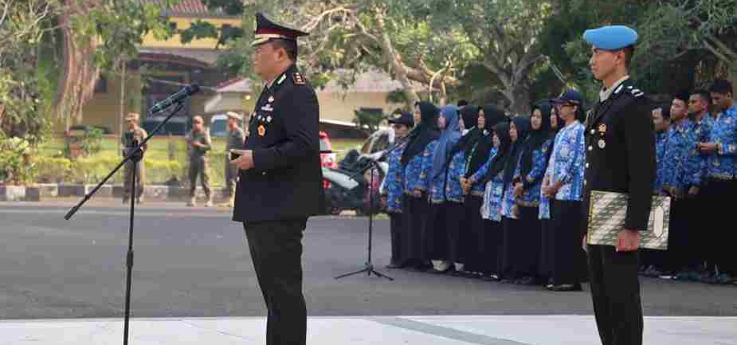 Kapolres Bangka Tengah jadi inspektur upacara hari Pahlawan ke 78 ini pesannya !