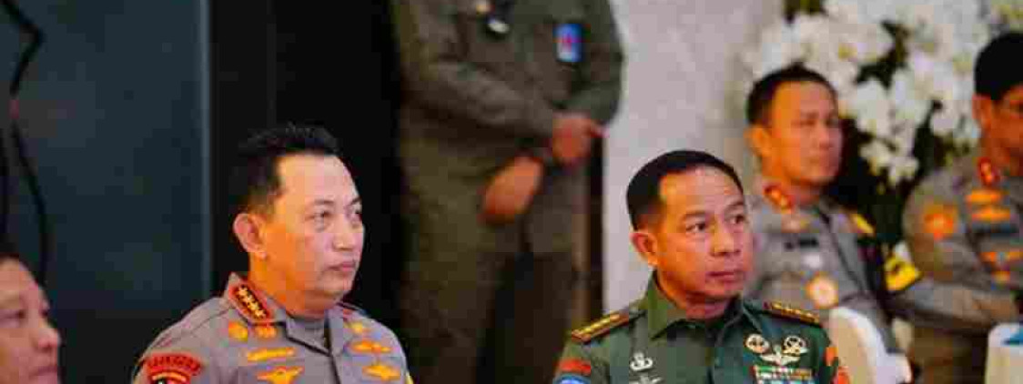 Panglima TNI Hadiri Vicon Bareng Kapolri Pantau Pengamanan Malam Tahun Baru