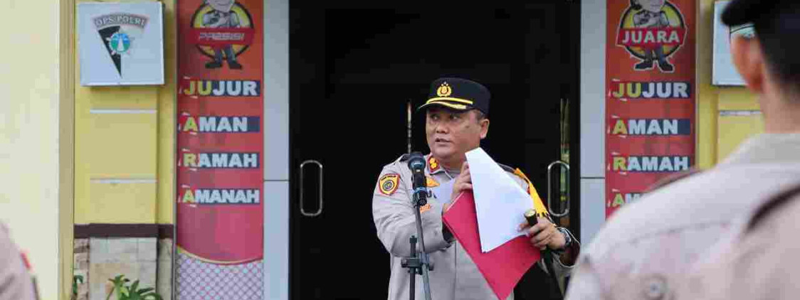 KAPOLRES PIMPIN APEL PAGI AWAL DESEMBER, INI POINT ARAHANNYA