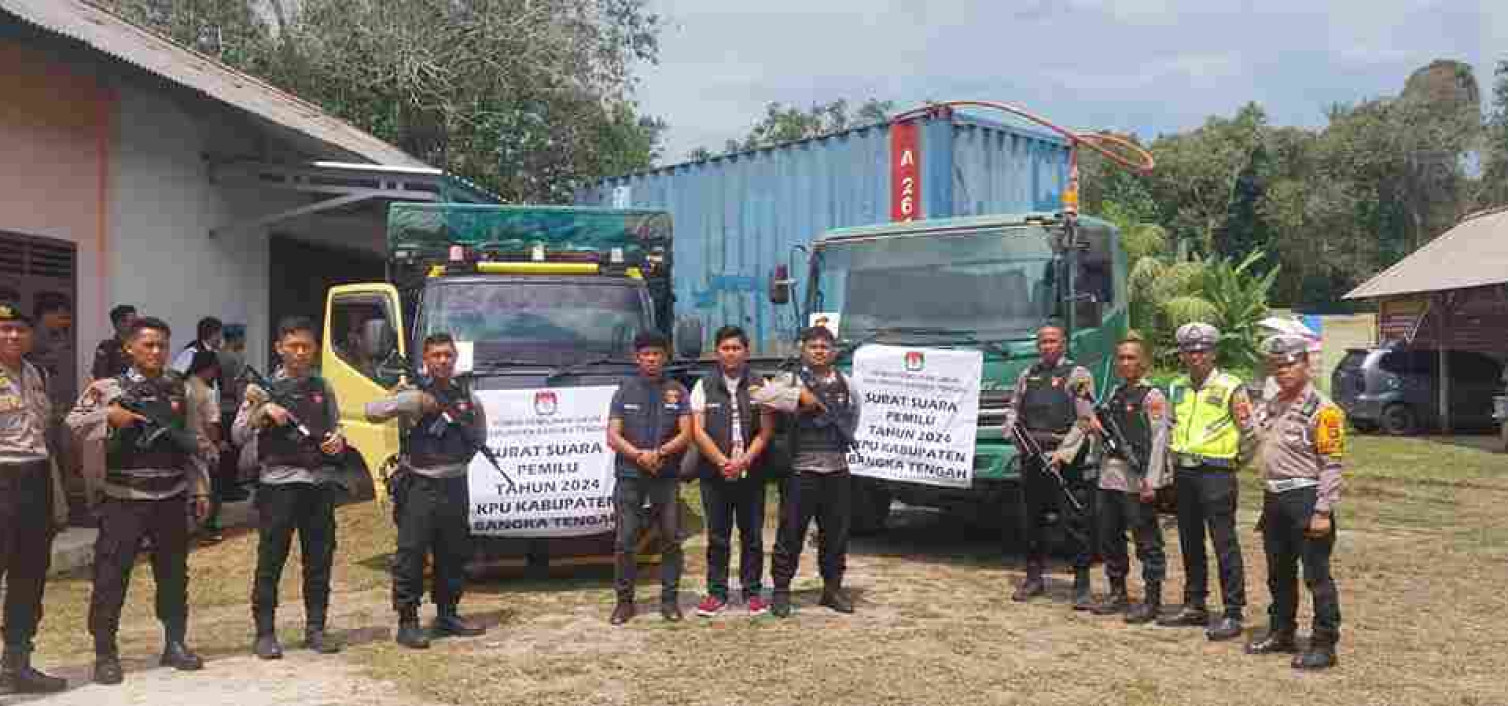Polres Bateng Kawal ketat Distibusi Surat Suara