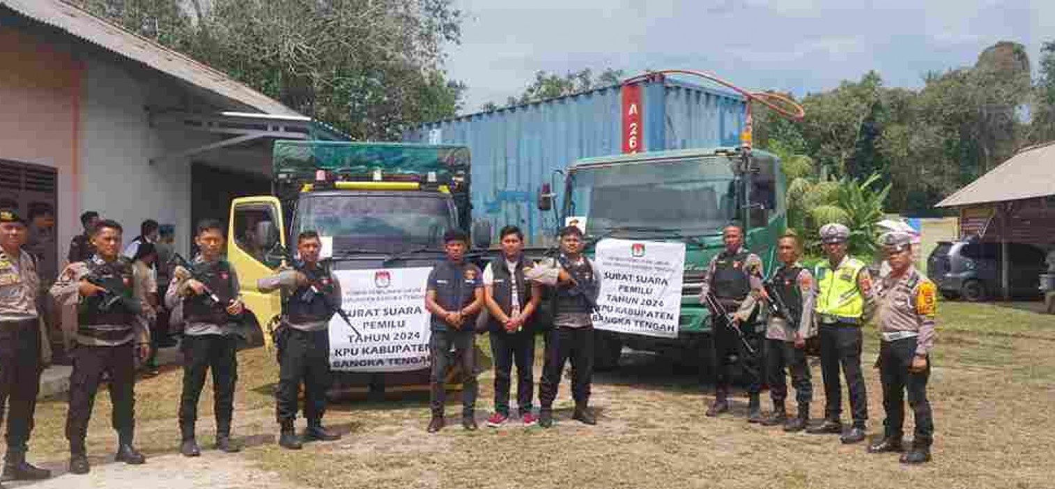 Polres Bateng Kawal ketat Distibusi Surat Suara
