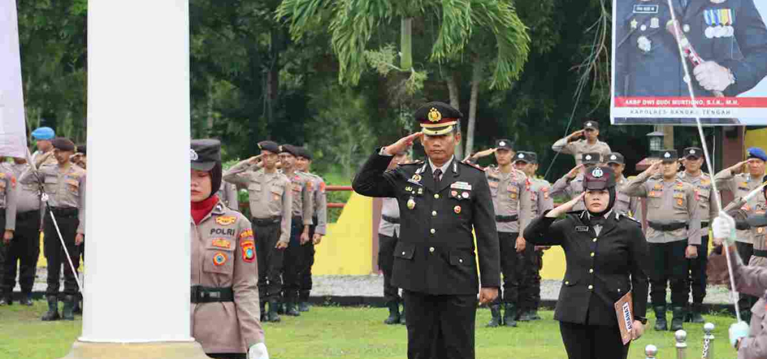 Polres Bangka Tengah Gelar Upacara Peringatan Hari Ibu ke-95 Tahun 2023