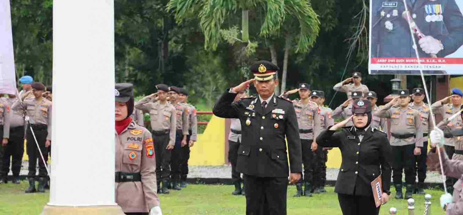 Polres Bangka Tengah Gelar Upacara Peringatan Hari Ibu ke-95 Tahun 2023