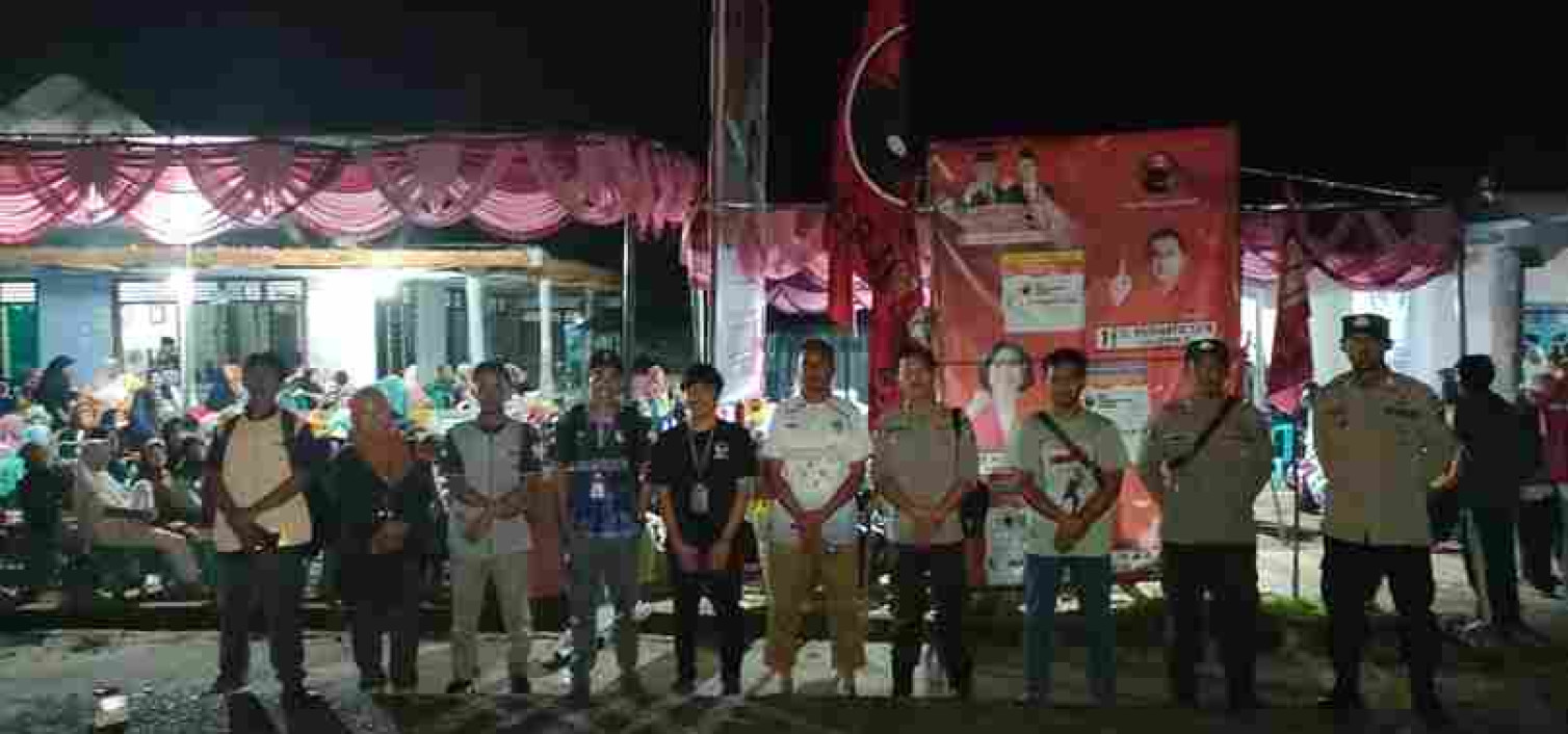 Polres Bangka Tengah laksanakan pengamanan kampanye peserta Pemilu yang melaksanakan kampanye diwilayah hukum Polres Bangka Tengah