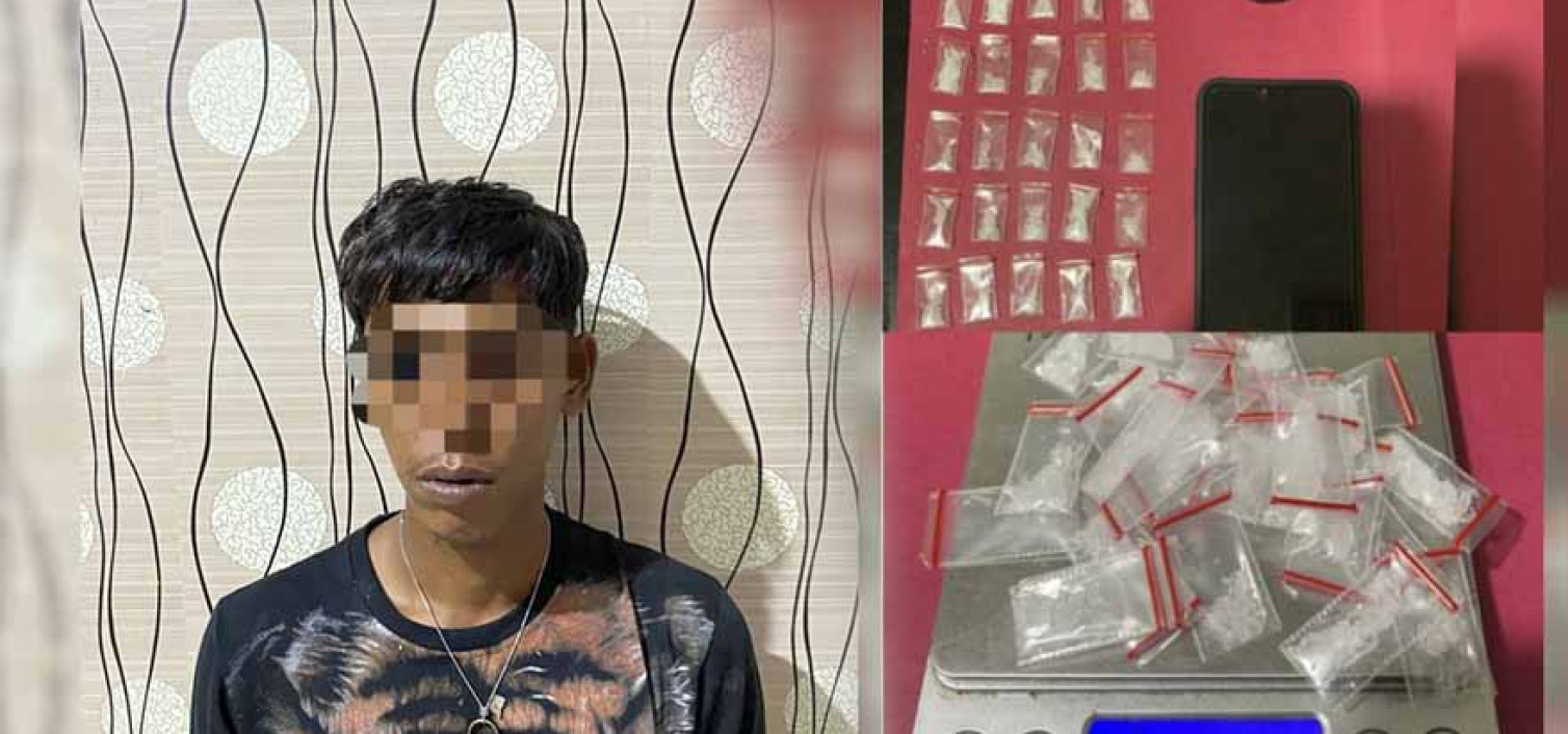 Lagi-Lagi, Polda Babel Amankan Seorang Pria Di Bangka Selatan, Simpan Sabu 6,30 Gram Di Wadah Minyak Rambut