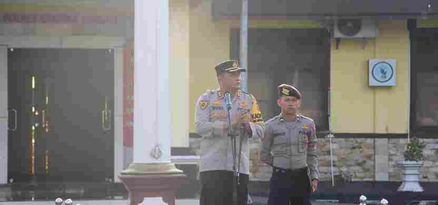 KAPOLRES BANGKA TENGAH PIMPIN APEL PAGI, TEKANKAN INI!