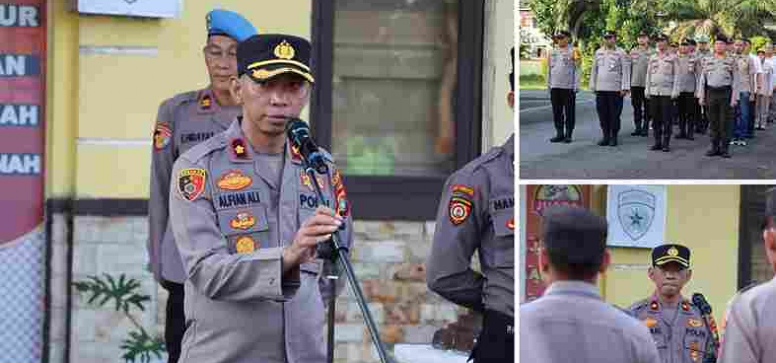 Pimpin Apel Perdana, Wakapolres Alfian Tekankan Kinerja JUARA di Polres Bateng