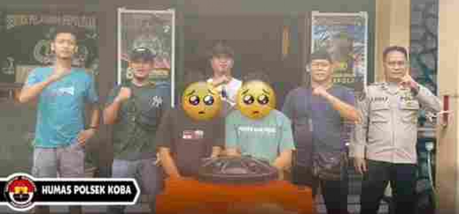 Unit Reskrim Polsek Koba berhasil meringkus 2 pelaku Pencurian di Tempat Pemakaman Umum Koba