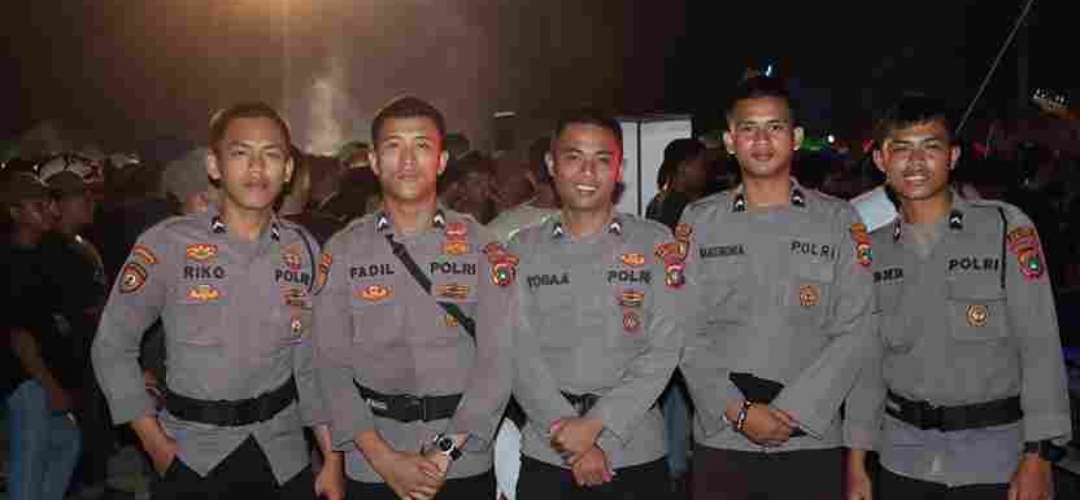 Polres Bangka Tengah Amankan Acara APE (Akhir Pekan Eksebisi)