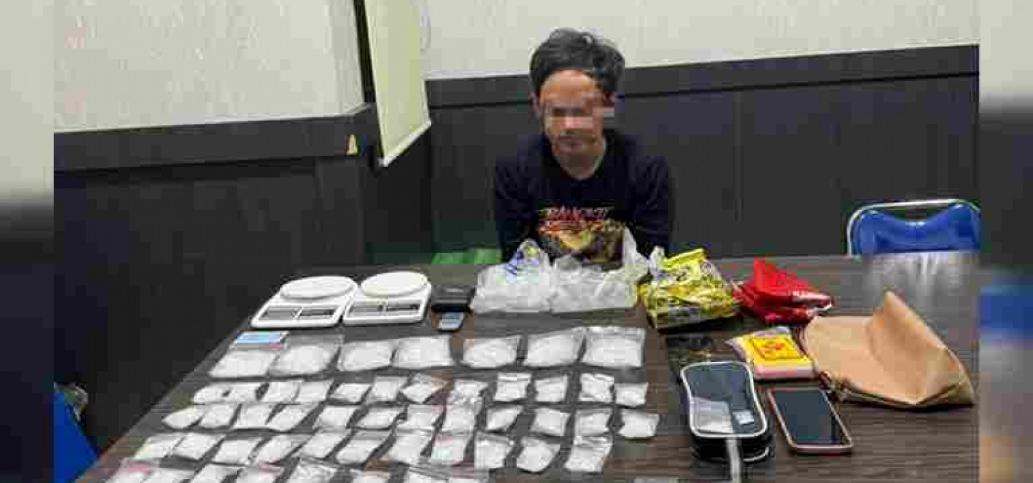 Kedapatan Miliki 64 Paketan Sabu Seberat 851 Gram, RS Alias Randu Ditangkap Ditresnarkoba Polda Babel