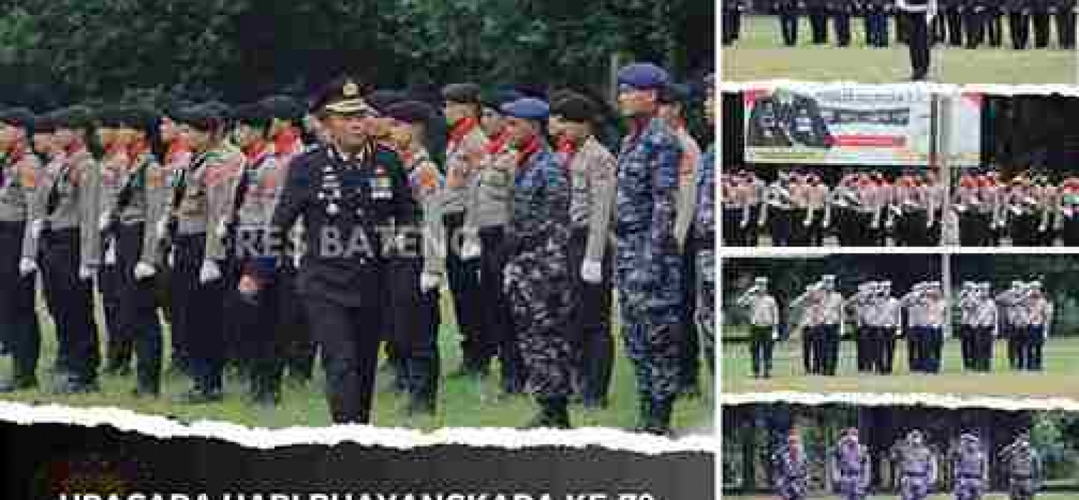 POLRES BANGKA TENGAH GELAR UPACARA HUT BHAYANGKARA KE 78