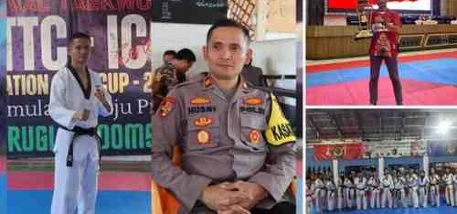 Sosok Iptu Husni Afriansyah : Polisi Berdedikasi Tinggi Yang Bangun Dojang Taekwondo Hingga Cetak Atlet Berprestasi Di Babel