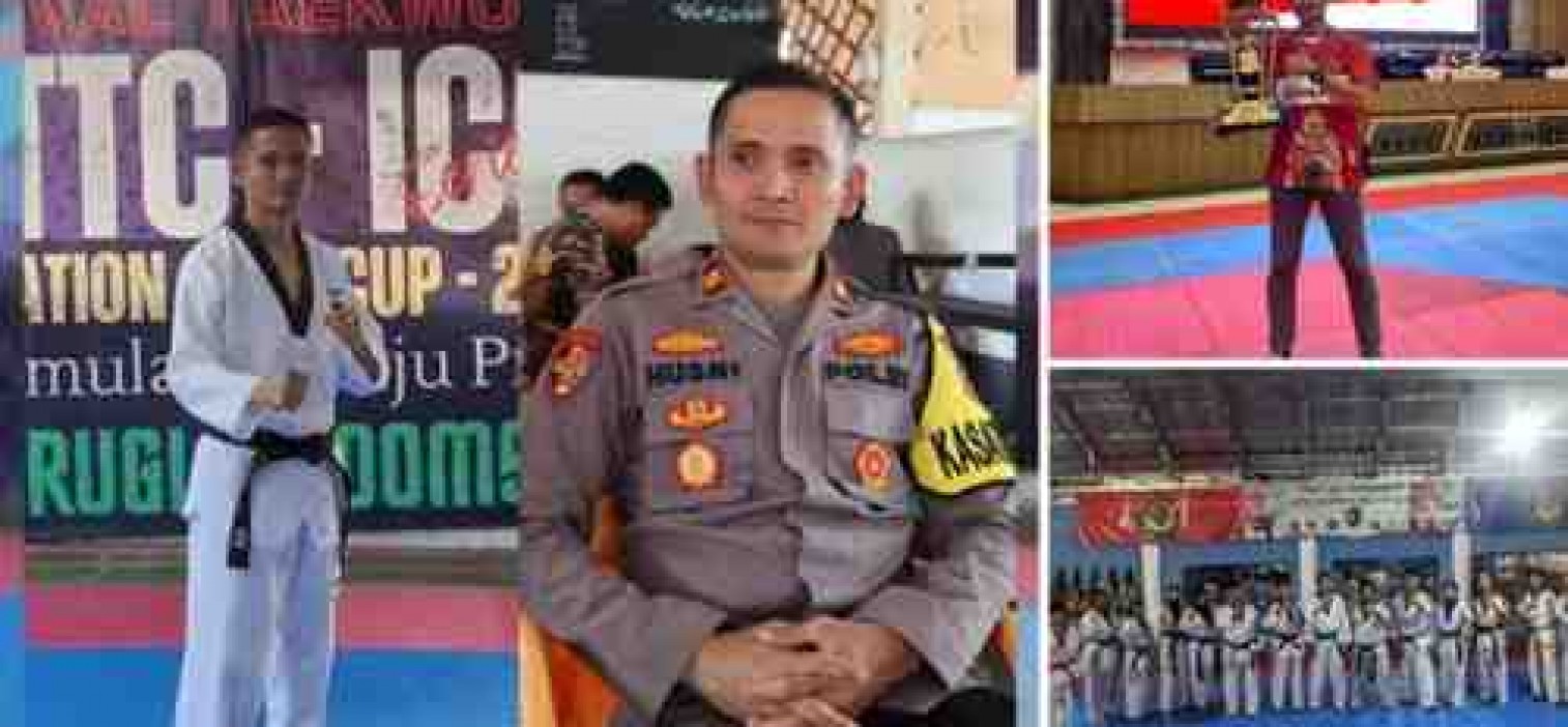 Sosok Iptu Husni Afriansyah : Polisi Berdedikasi Tinggi Yang Bangun Dojang Taekwondo Hingga Cetak Atlet Berprestasi Di Babel