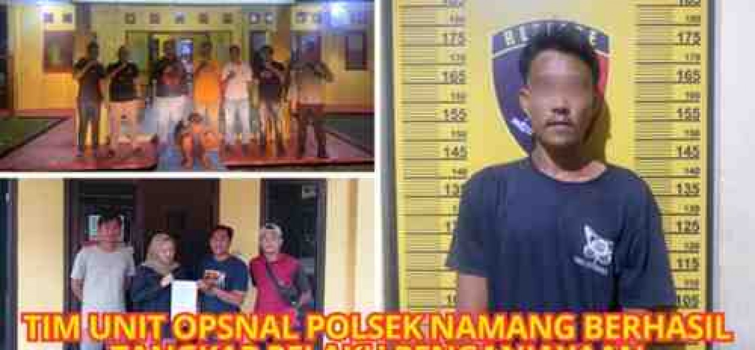 TIM UNIT OPSNAL POLSEK NAMANG BERHASIL TANGKAP PELAKU PENGANIAYAAN