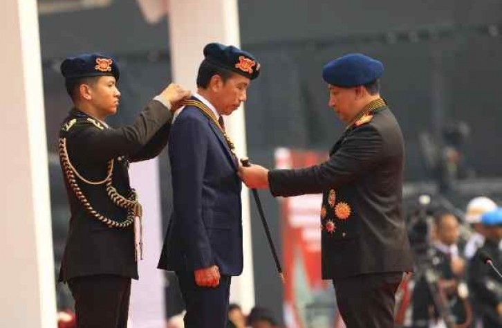 Anugerahi Presiden Jokowi Loka Praja Samrakshana, Kapolri: Bentuk Penghormatan Institusi
