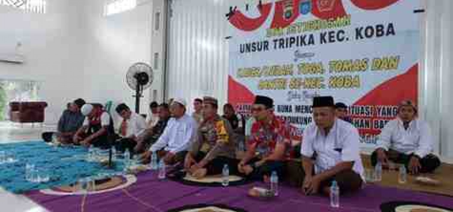 KAPOLSEK KOBA HADIRI ISTIGHOSAH DAN DOA BERSAMA
