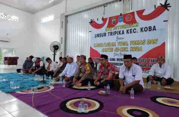 KAPOLSEK KOBA HADIRI ISTIGHOSAH DAN DOA BERSAMA