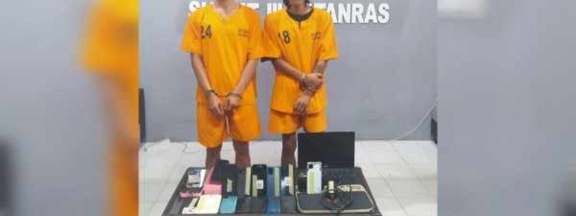 Tim Jatanras Polda Babel Ringkus 2 Pemuda Pelaku Pencurian Di Pangkalpinang, Akui Beraksi Di 8 TKP