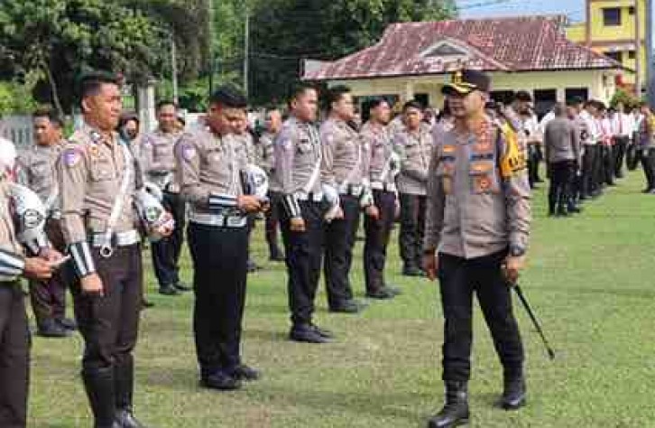 Polres Bangka Tengah Lakukan Operasi Gaktiplin Terhadap Personel, Fokus pada Penegakan Ketertiban dan Disiplin