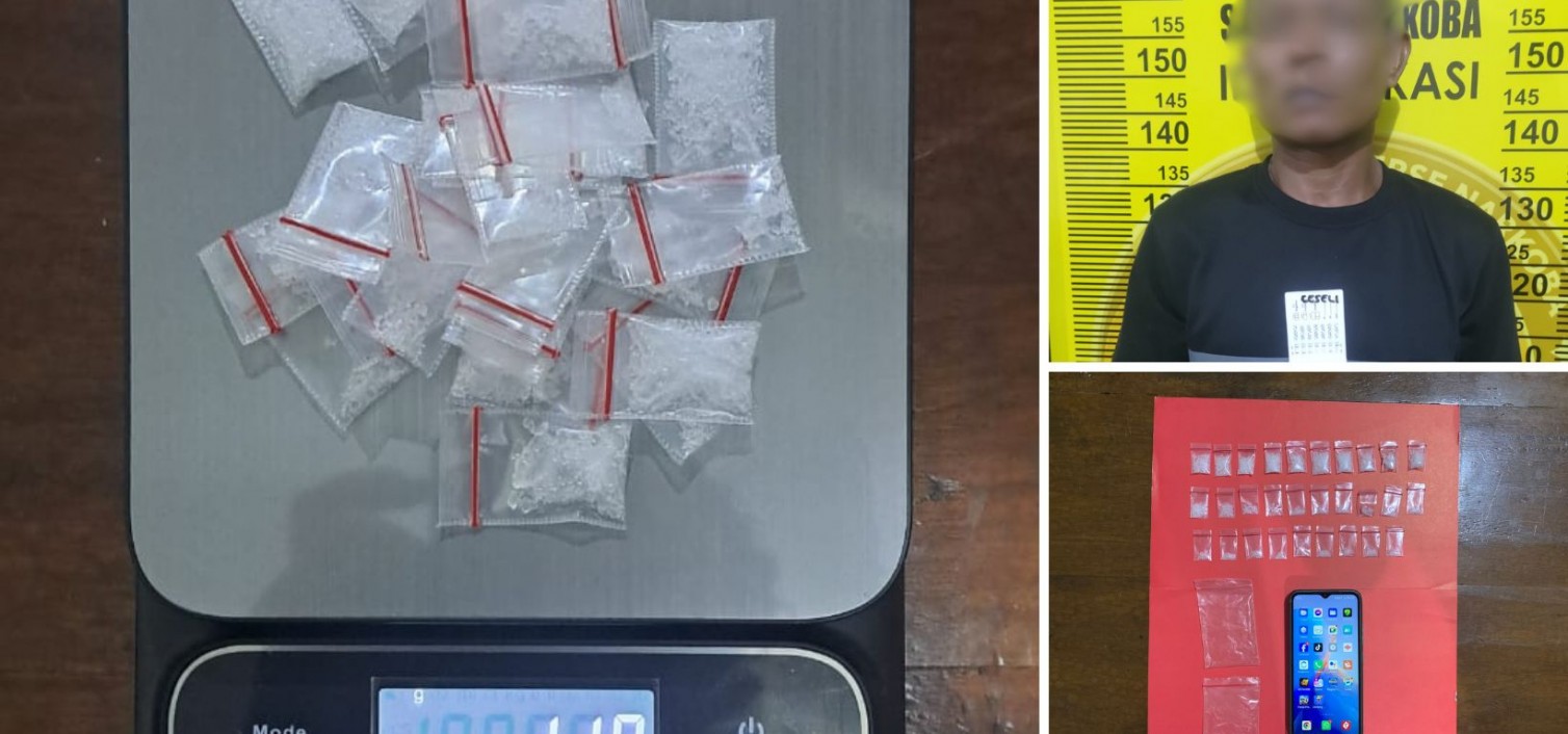 SAT RESNARKOBA BERHASIL BEKUK PEMUDA KARNA SABU 11,9 Gr