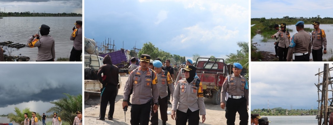 4 KALI LANGKAH TEGAS! POLRES BANGKA TENGAH PAKSA BONGKAR PONTON ILEGAL DI MERBUK, PUNGGUK, DAN KENARI
