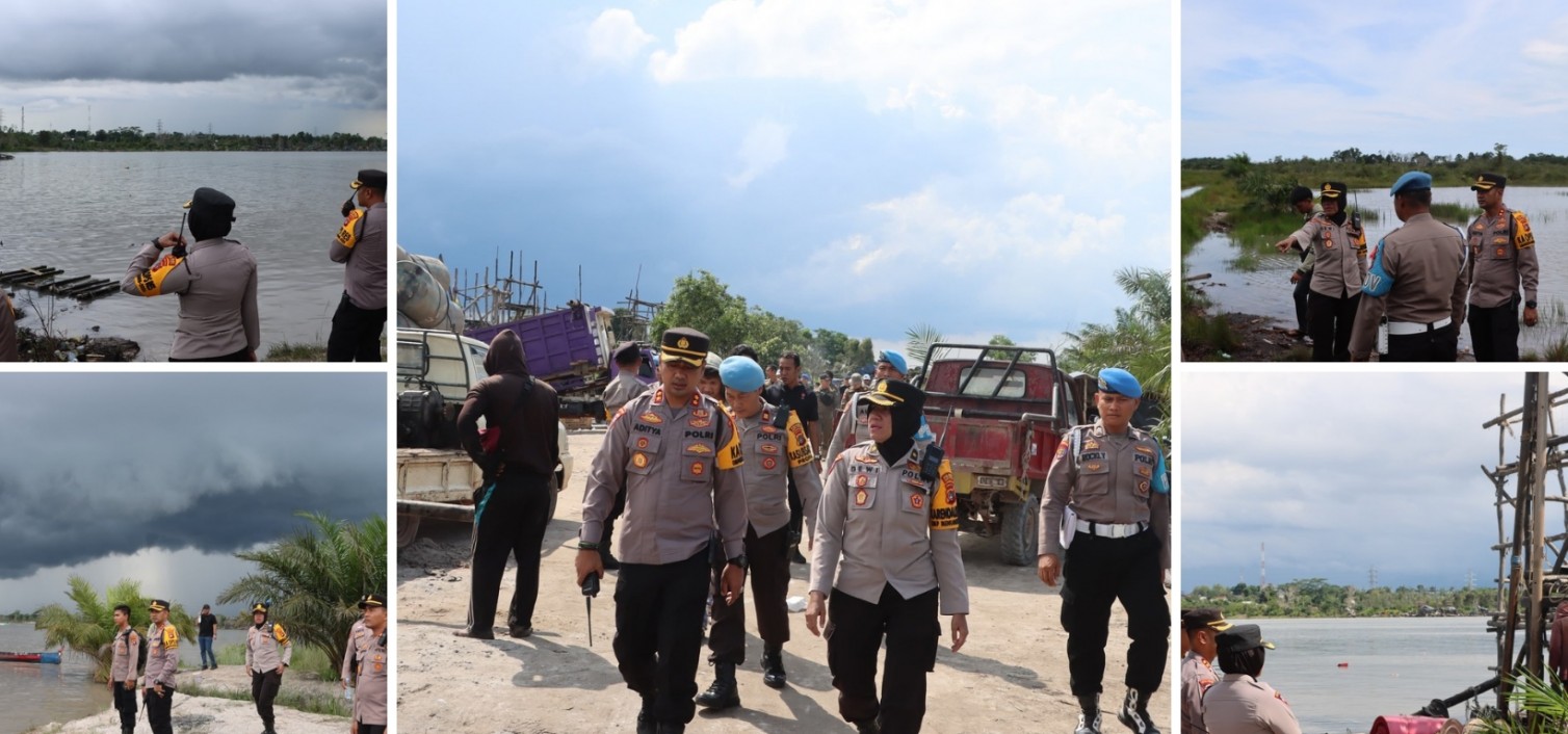 4 KALI LANGKAH TEGAS! POLRES BANGKA TENGAH PAKSA BONGKAR PONTON ILEGAL DI MERBUK, PUNGGUK, DAN KENARI