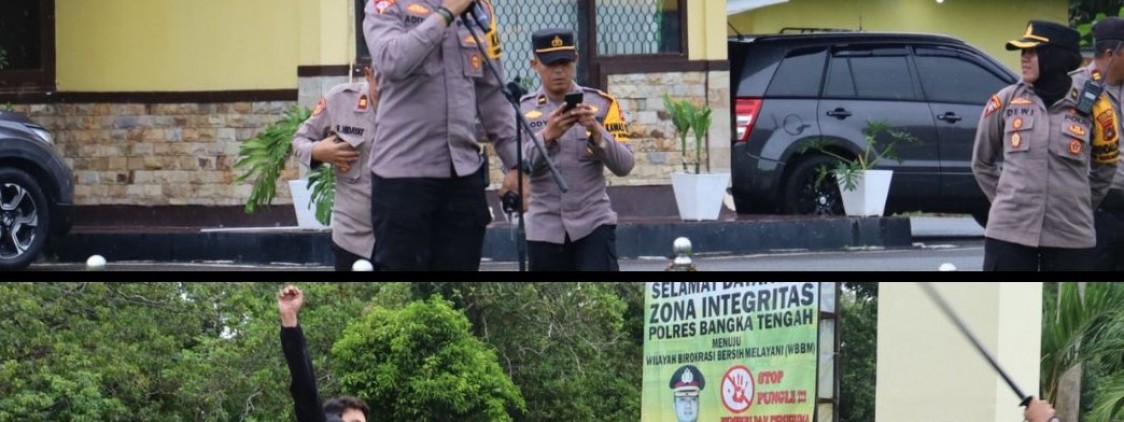 Polres Bangka Tengah Gelar Latihan PLB, Alarm Stelling, dan Sispam Mako untuk Tingkatkan Kesiapsiagaan