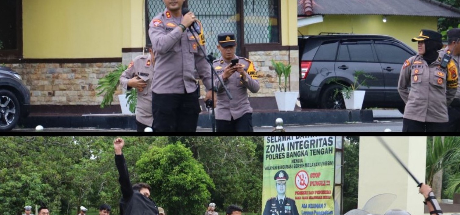 Polres Bangka Tengah Gelar Latihan PLB, Alarm Stelling, dan Sispam Mako untuk Tingkatkan Kesiapsiagaan