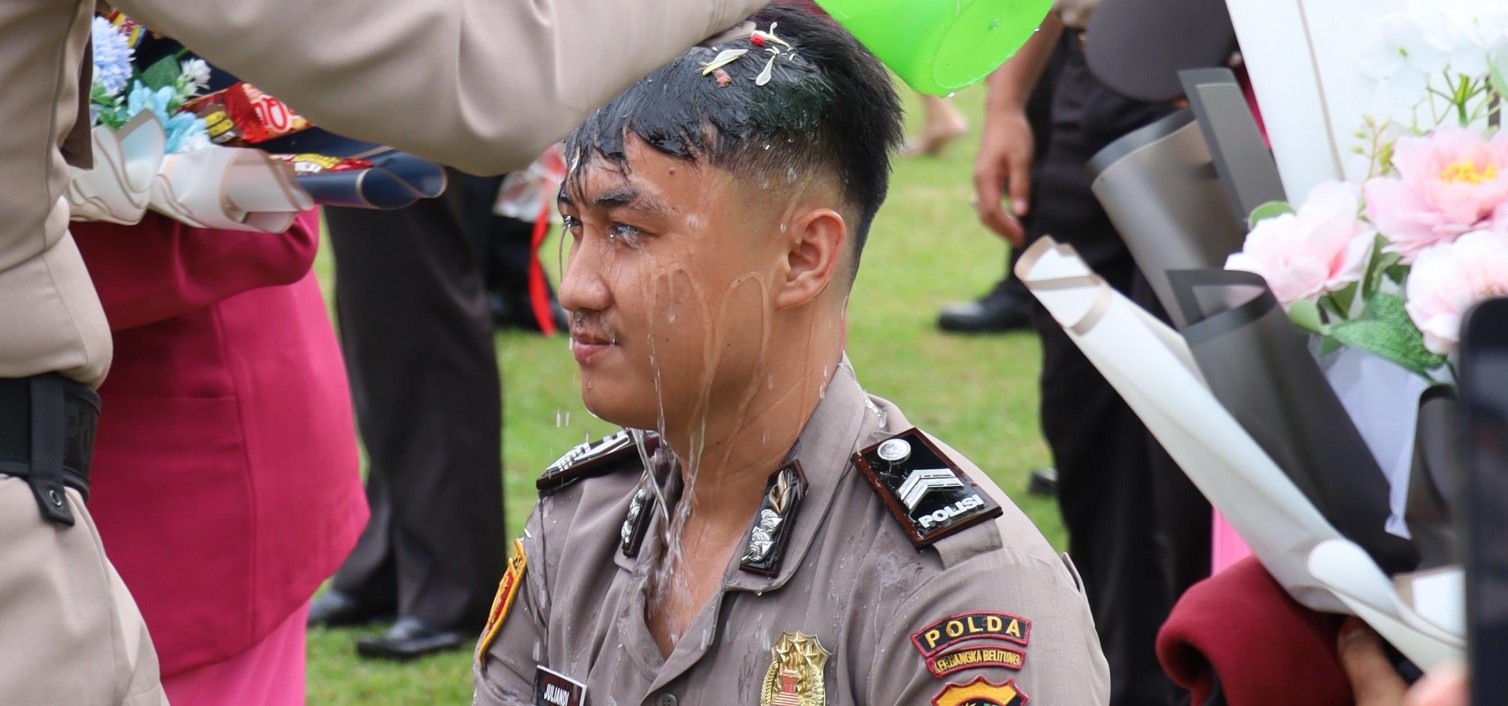 UPACARA KENAIKAN PANGKAT PERSONIL POLRES BANGKA TENGAH