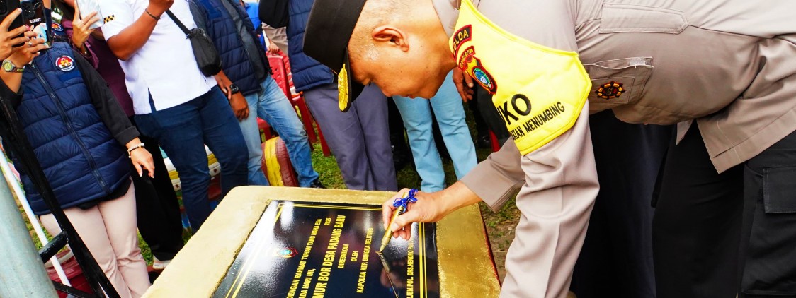 Resmikan Sumur Bor Di Dua Desa, Kapolda Babel : Semoga Bermanfaat Dan Terus Mengalir Untuk Masyarakat