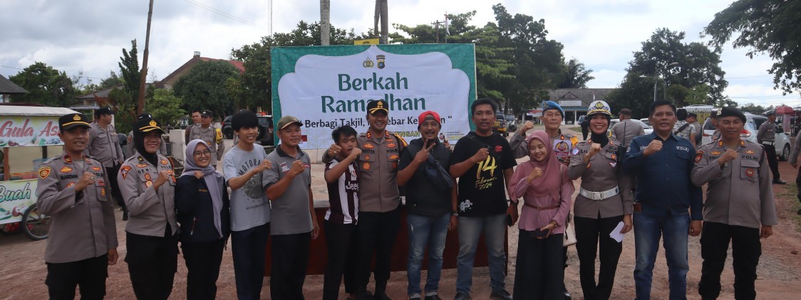 Polres Bangka Tengah Gelar Buka Puasa Bersama Awak Media di Polsek Koba